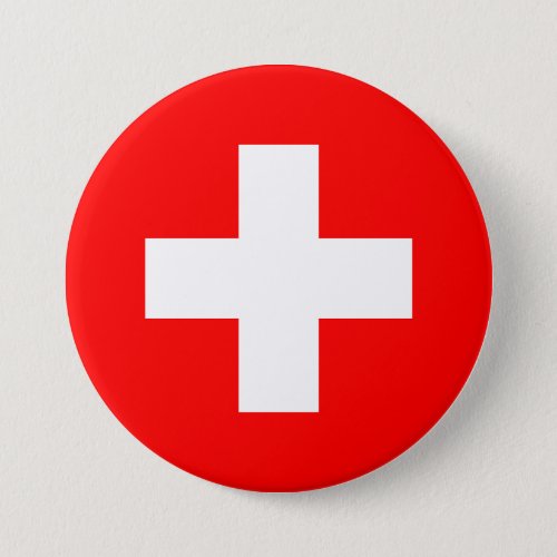 Switzerland Flag Button