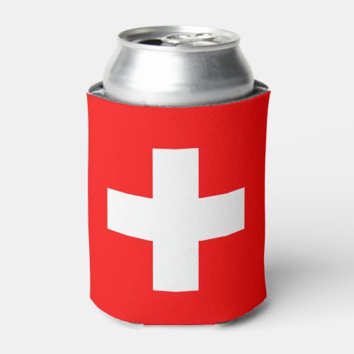 Switzerland Flag Can Cooler