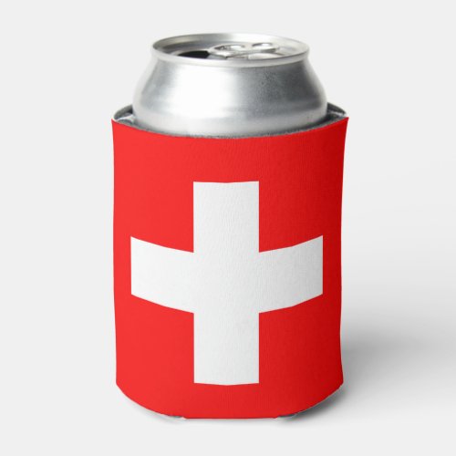 Switzerland Flag Can Cooler