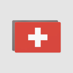 Switzerland Flag Car Magnet