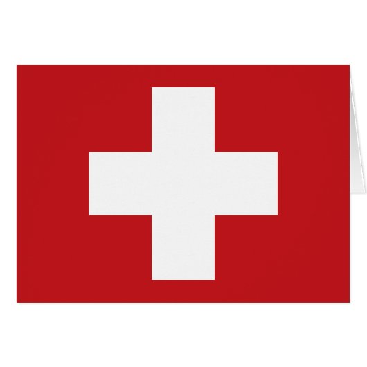 Switzerland Flag Cards (Front Horizontal)