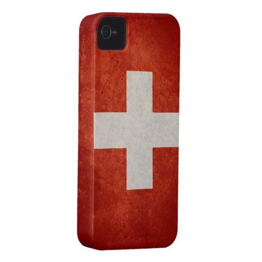 Switzerland Flag Case-Mate iPhone Case (Back/Right)