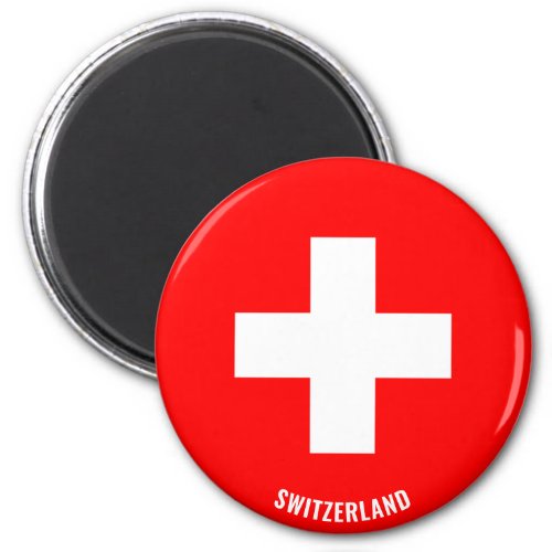 Switzerland Flag Charming Patriotic Magnet