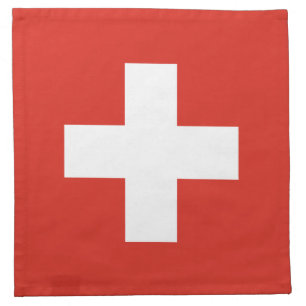 Switzerland Flag Cloth Napkin