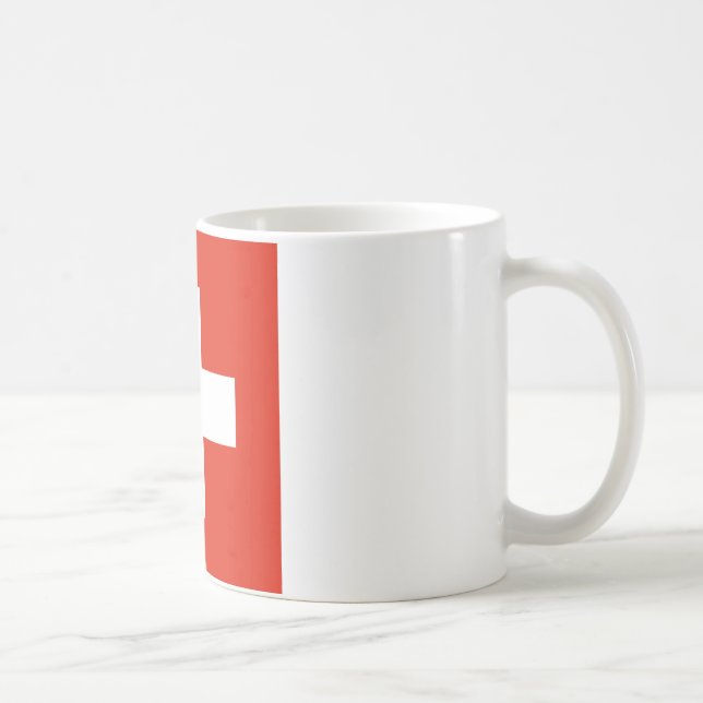 Switzerland flag coffee mug (Right)