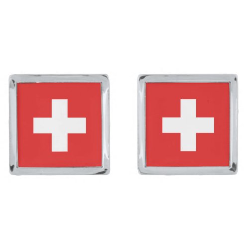 Switzerland Flag Cufflinks