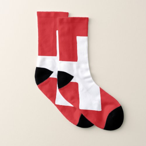 Switzerland Flag Emblem Socks