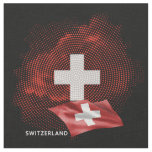 Switzerland flag fabric