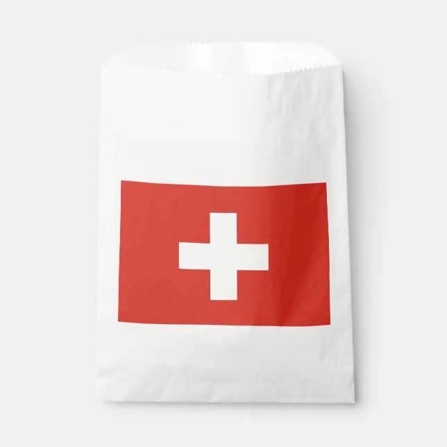 Switzerland Flag Favor Bag (Front)