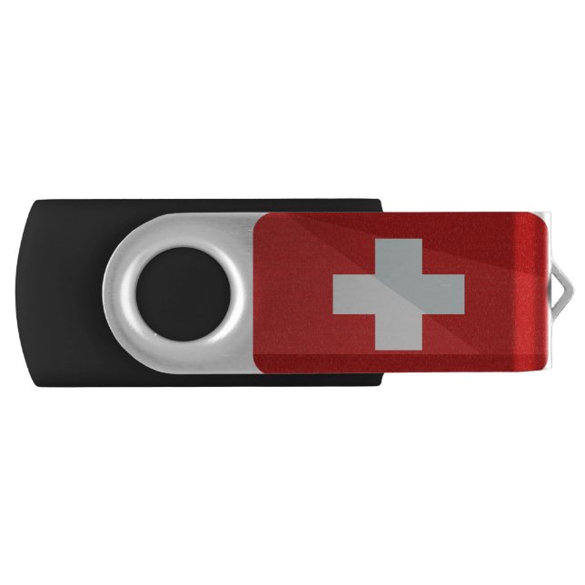 Switzerland Flag Flash Drive (Front)