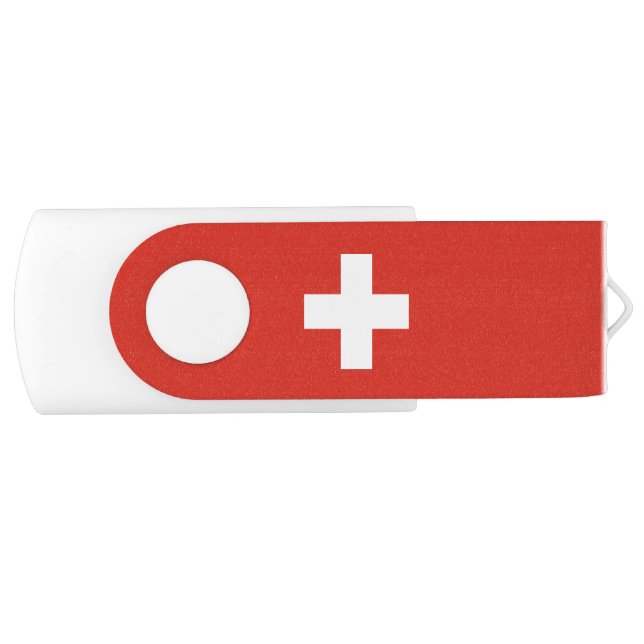 Switzerland Flag Flash Drive (Front)