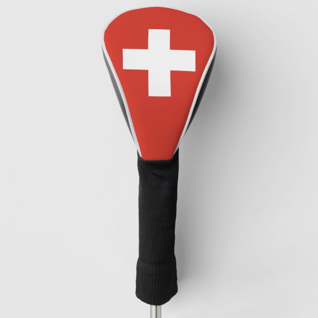 Switzerland Flag Golf Head Cover (Front)
