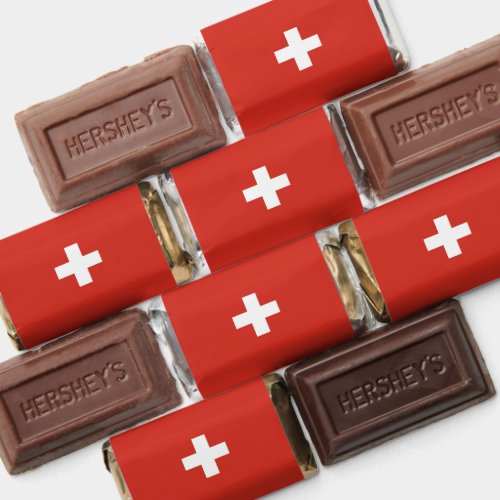 Switzerland flag hersheys miniatures