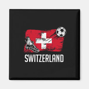 Switzerland Flag Jersey Swiss Soccer Team Swiss Magnet