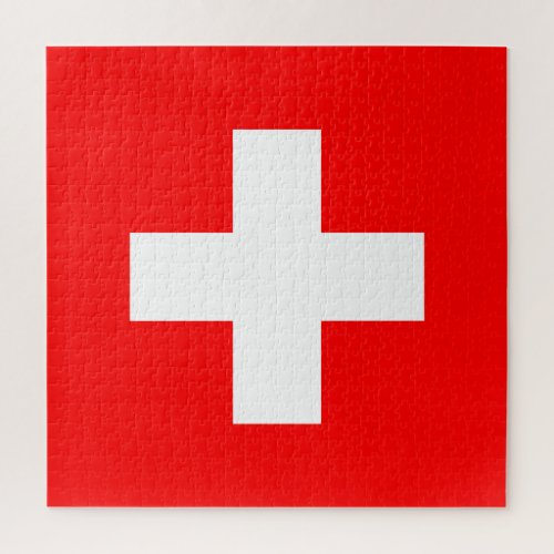 Switzerland Flag Jigsaw Puzzle