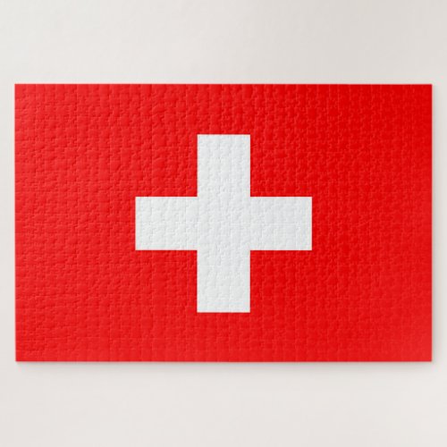 Switzerland Flag Jigsaw Puzzle
