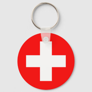 Switzerland Flag Keychain