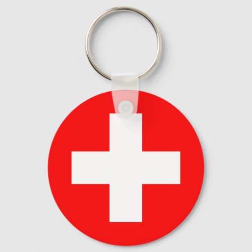 Switzerland Flag Keychain