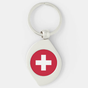 Switzerland Flag Keychain