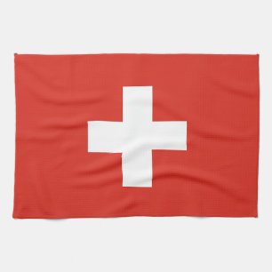 Switzerland Flag Kitchen Towel