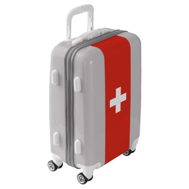 Switzerland Flag Luggage (Rotated Left)