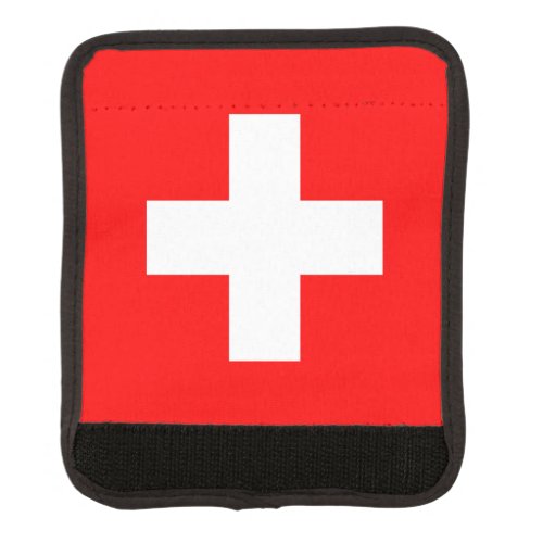 Switzerland Flag Luggage Handle Wrap