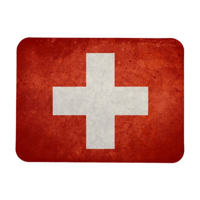 Switzerland Flag Magnet (Horizontal)