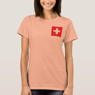 Switzerland Flag + Map T-Shirt