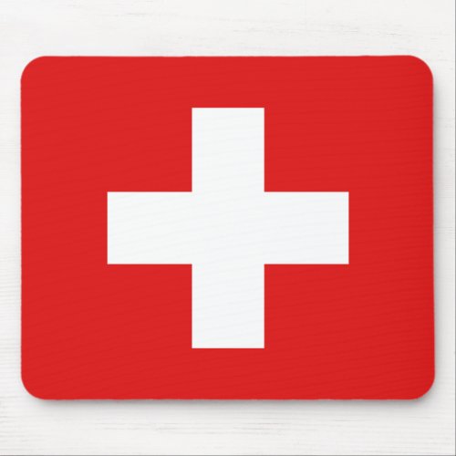 Switzerland Flag Mousepad