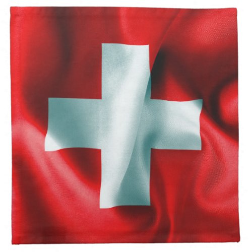 Switzerland Flag Napkin