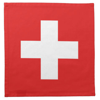 Switzerland Flag Napkin