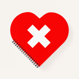Switzerland Flag Notebook