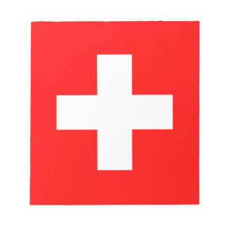 Switzerland Flag Notepad