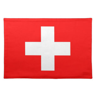 Switzerland Flag on MoJo Placemat