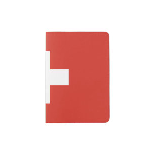 Switzerland flag Passport Holder