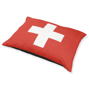 Switzerland Flag Pet Bed