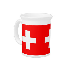 Switzerland Flag Pitcher