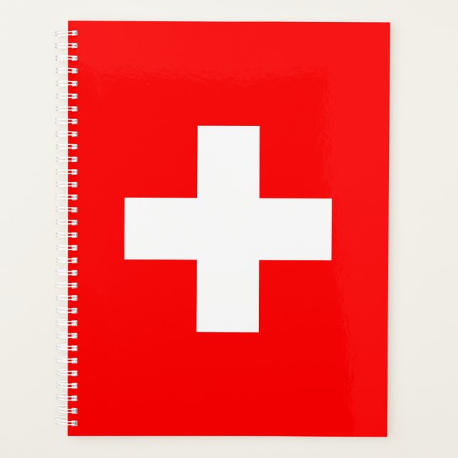 Switzerland Flag Planner (Front)