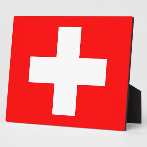 Switzerland Flag Plaque