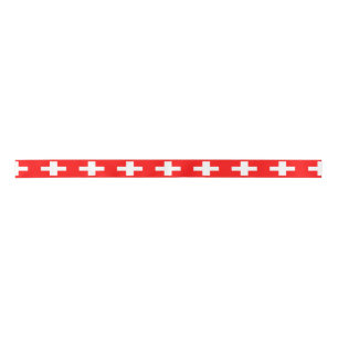switzerland flag.png satin ribbon