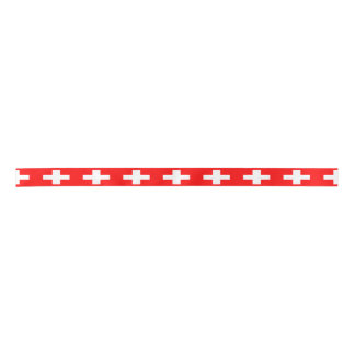 switzerland flag.png satin ribbon