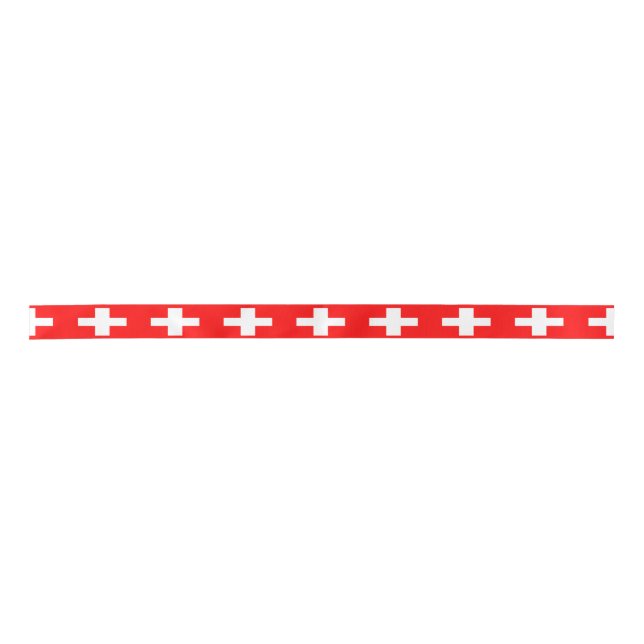 switzerland flag.png satin ribbon (Front)