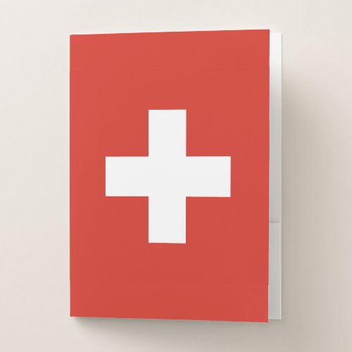 Switzerland Flag Pocket Folder