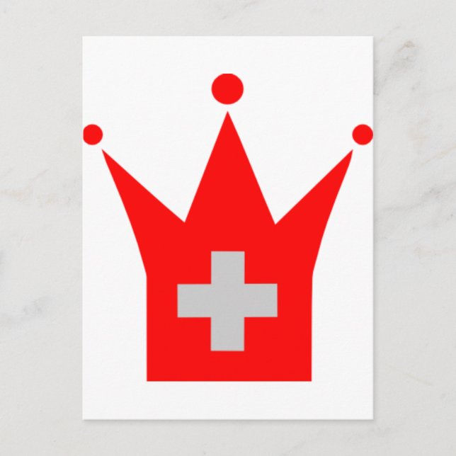 Switzerland Flag Postcard (Front)