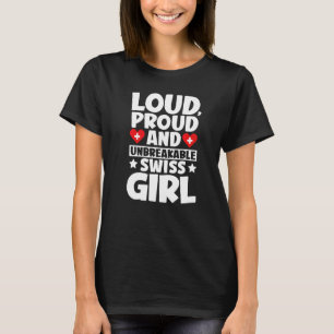 Switzerland Flag Proud Swiss Men & Women 1 T-Shirt