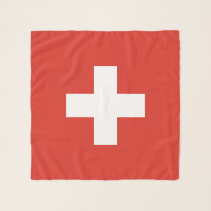 Switzerland Flag Scarf