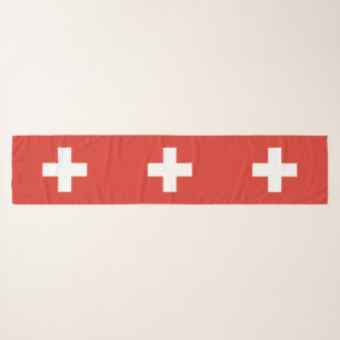 Switzerland Flag Scarf