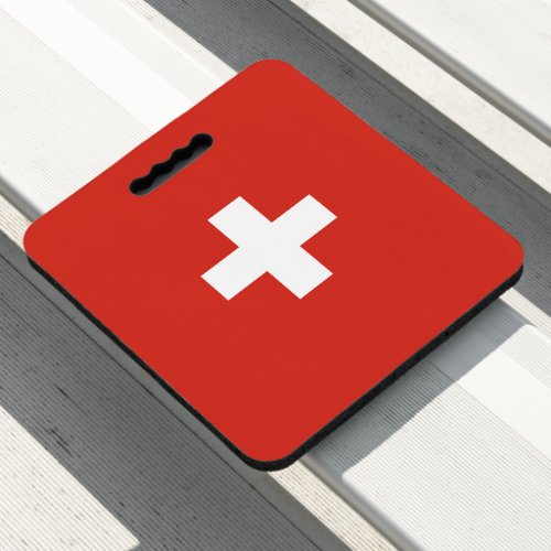 Switzerland flag seat cushion