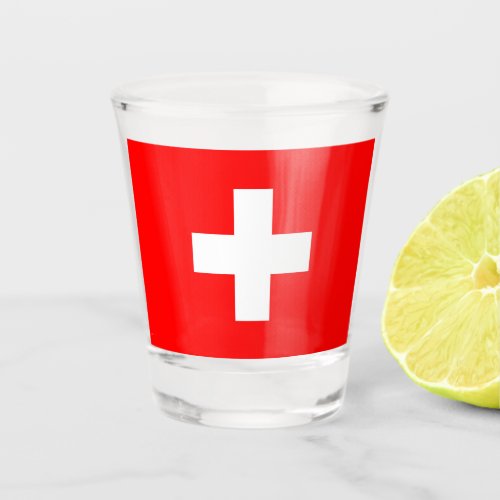 Switzerland Flag Shot Glass