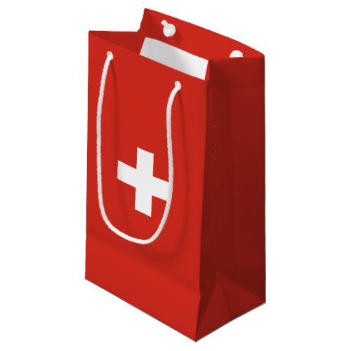 Switzerland flag small gift bag